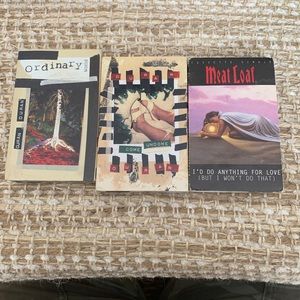 Lot (3) Cassette Singles Duran Duran Come Undun\ Ordinary World\Meat Loaf I’d Do